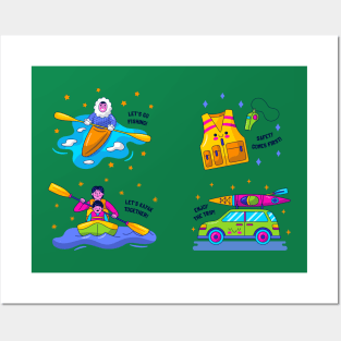 Kayak Sport Collection Posters and Art